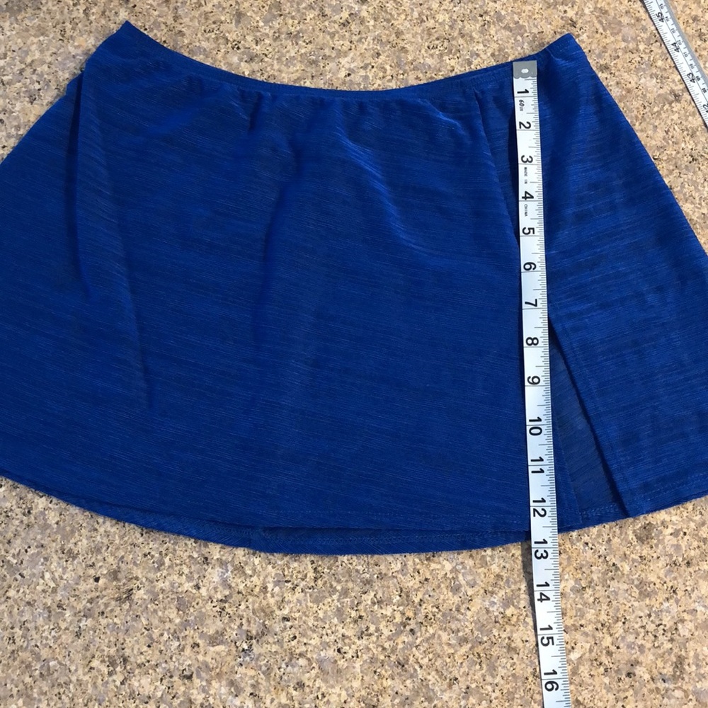La Blanca Swim Skirt Cover Up Blue Size M - Picture 6 of 11